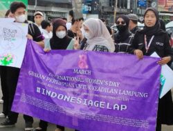 Aktivis Lampung Gelar Peringatan Hari Perempuan Internasional