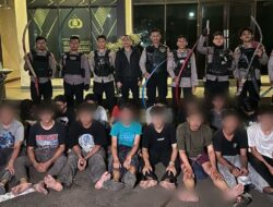 19 Remaja dan 7 Sajam Diamankan, Aksi Tawuran Berhasil Digagalkan Polres Jakbar