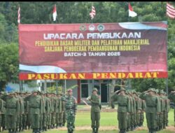 Pelatihan Dasar Militer dan Kepemimpinan SPPI 2025 Resmi Dibuka Di Sarang Petarung Yonif 9 Marinir