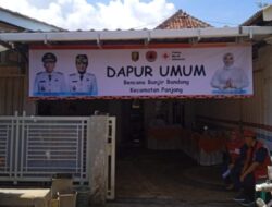 BPBD Lampung Dan PMI Lampung Buka Dapur Umum Untuk Bantu Korban Banjir