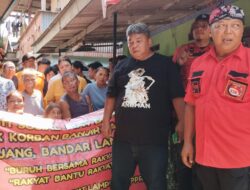 Tak Hanya Berunjuk Rasa, PPRL Juga Gelar Baksos Untuk Korban Banjir Bandar Lampung