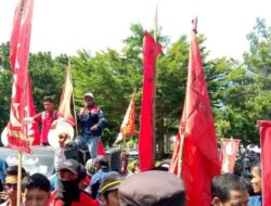 Buruh PT San Xiong Steel Indonesia Kembali Berunjuk Rasa Tagih Haknya Yang Belum Dibayarkan