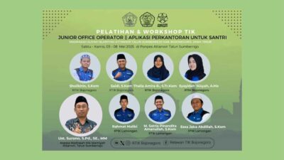 400 Santri Attanwir Di Bojonegoro Ikuti Workshop Junior Office Operator