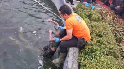 Polisi Identifikasi Bocah Meninggal Dunia Di Kolam Tugu Pengantin Bandar Lampung