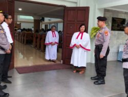 260 Polisi Diterjunkan Amankan Peringatan Kenaikan Isa Al Masih Di Bandar Lampung