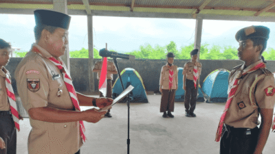Lantik Bantara Dan Pengurus Saka Bhayangkara, Kompol Zulkarnain : Pentingnya Nilai-Nilai Pramuka