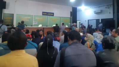 Pemutihan Pajak Kendaraan, Samsat Bandar Lampung Padat Pengunjung