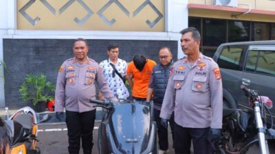 Curi Motor Teman Modus Ditarik Leasing, Remaja Asal Tanggamus Ditangkap Polisi