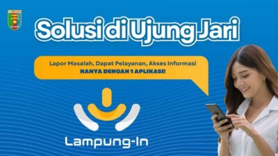 Kini Ada Lampung-In! Aplikasi Pintar Untuk Warga Lampung Yang Aktif Dan Peduli