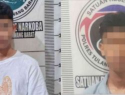 Dua Orang Pria Remaja Diamankan Satresnarkoba Polres Tulang Bawang Barat Atas Dugaan Kepemilikan Narkoba Jenis Sabu