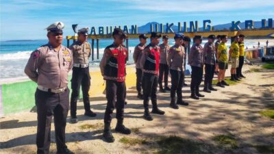 Sambut Krui Pro 2025, Polres Pesisir Barat Siagakan Polisi Turis Multi Bahasa