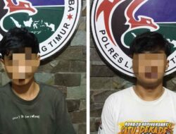 Polres Lamtim Kembali Tangkap 2 Orang Pria Penyalahguna Narkotika
