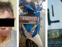 Seorang Residivis Ditangkap Polsek Terbanggi Besar Karena Terlibat Kasus Curanmor