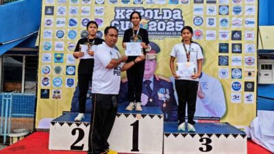 Kapolda Lampung Hadir Di Lampung Swimming Festival Kapolda Cup 2025
