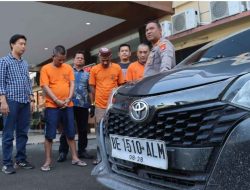 Beraksi Pakai Mobil, Kawanan Pelaku Curanmor Bersenpi di Bandar Lampung Dibekuk Polisi