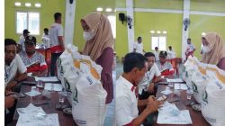 Pemdes Sidoharjo, Lamsel, Salurkan Bantuan Beras Untuk Warganya