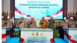 Kapolri Groundbreaking 20 SPPG Di Lampung, POLRI Dukung Program MBG