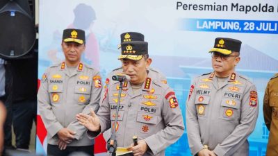 Hari Ini, Kapolri Resmikan Gedung Mapolda Lampung