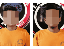 Dua Pencuri Kabel Tembaga di PT BST Digelandang ke Polsek Terusan Nunyai, Satu Pelaku Masih Buron