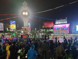Gaspool Dan Polresta Bandar Lampung Gelar Doa Bersama untuk Affan Kurniawan di Tugu Adipura