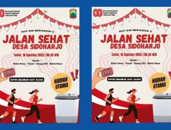 Desa Sidoharjo Akan Gelar Jalan Sehat HUT RI Pada 18 Agustus 2025 Mendatang