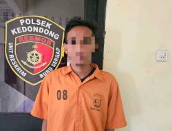 Polsek Kedondong Tangkap Pelaku Curat Di Desa Kertasana