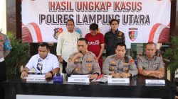 Kurang Dari Dua Jam, Pelaku Pembunuhan IRT Di Kebun Singkong, Berhasil Ritangkap Sat Reskrim Polres Lampung Utara