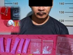 Tim Patroli Polres Metro Tangkap Seorang Pria Diduga Pengedar Narkoba Di Metro Timur, Amankan Barang Bukti Sabu Dan Alat Hisap