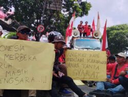 Ratusan Buruh PTPN 1 Regional 7 Gelar Unjuk Rasa Tuntut Pengangkatan DInas Dan PKWT