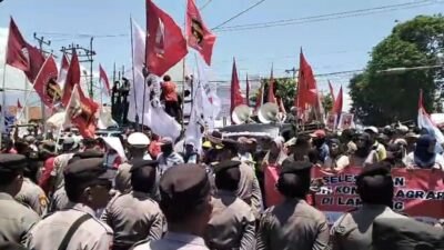 HTN 2025 Di Lampung : Ribuan Petani Sampaikan Empat Tuntutan Utama ke Pemprov