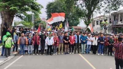 Unjuk Rasa Di DPRD Lampung, Massa Bawa 10 Tuntutan