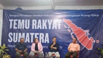 Gelar Diskusi Temu Rakyat Sumatera Bahas Perampasan Ruang Hidup