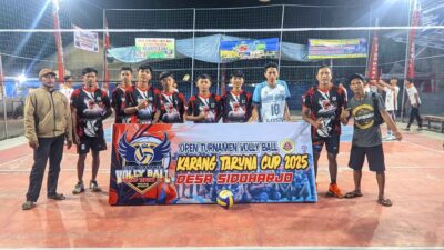 Karang Taruna Sidoharjo Gelar Open Turnamen Bola Voli Putra