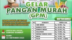 Hari Ini! Pemkab Dharmasraya Gelar Pasar Murah di Kantor Walinagari Sungai Kambut