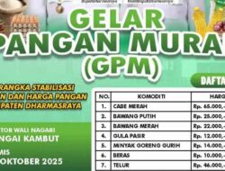Hari Ini! Pemkab Dharmasraya Gelar Pasar Murah di Kantor Walinagari Sungai Kambut