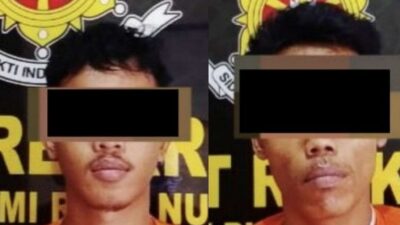 Dua Warga Bumiratu Nuban Ditangkap Tekab 308 Saat Asyik Konsumsi Sabu di Rumah Kosong