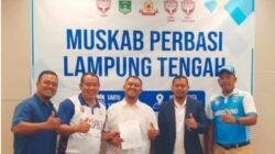 Taufik Palgunanto Resmi Nakhodai PERBASI Lampung Tengah, Periode 2025-2029