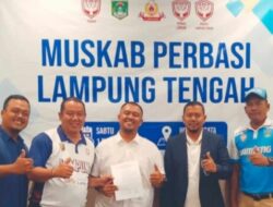 Taufik Palgunanto Resmi Nakhodai PERBASI Lampung Tengah, Periode 2025-2029