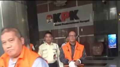Bupati Lampung Tengah, Ardito, Akhirnya Kenakan Rompi Oranye KPK