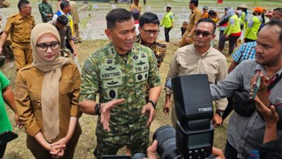 Tanam Padi Serentak di Lampung Timur, Kodam XXI/Radin Inten Dorong Lompatan Produksi Pangan