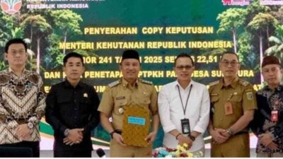 Pemkab Lambar Terima SK Pelepasan Kawasan Hutan TORA