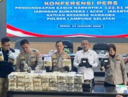 122,5 Kg Sabu Dikamuflase Jengkol, Polisi Bongkar Jaringan Aceh–Jakarta di Bakauheni