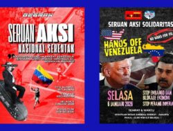 Siang Ini, GEBRAK Gelar Unjuk Rasa Dukung Kedaulatan Rakyat Venezuela Di Kedubes Amerika