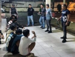 Patroli Ramadan, Polsek Pringsewu Kota Amankan 15 Remaja Pelaku Perang Sarung Hingga Obat Keras