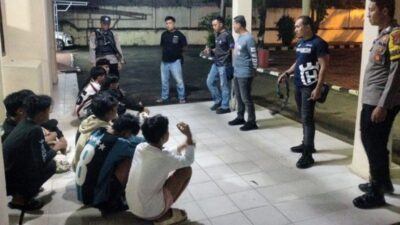 Patroli Ramadan, Polsek Pringsewu Kota Amankan 15 Remaja Pelaku Perang Sarung Hingga Obat Keras