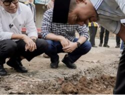 Gubernur Lampung Tinjau Ruas Jalan Pangeran Senopati, Jatimulyo