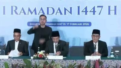 Pemerintah Tetapkan 1 Ramadan 1447 H Jatuh Pada 19 Februari 2026