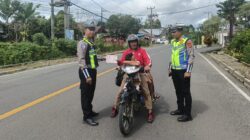 Sat Lantas Polres Lampung Barat Intensifkan Penindakan di Jalan Lintas Liwa