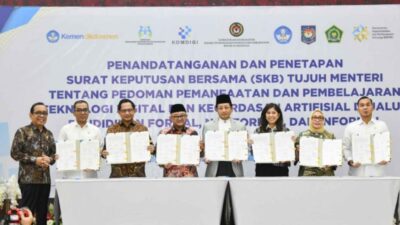 Tujuh Kementerian Sepakati Pedoman Penggunaan AI di Pendidikan