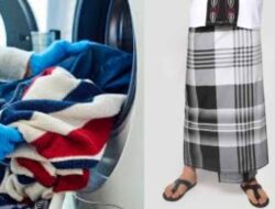 Ini Cara Mencuci Kain Sarung Agar Awet dan Warna Tetap Cerah